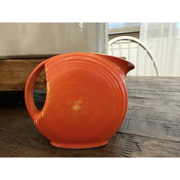 Fiestaware mini pitcher Orange - Picture 1 of 10